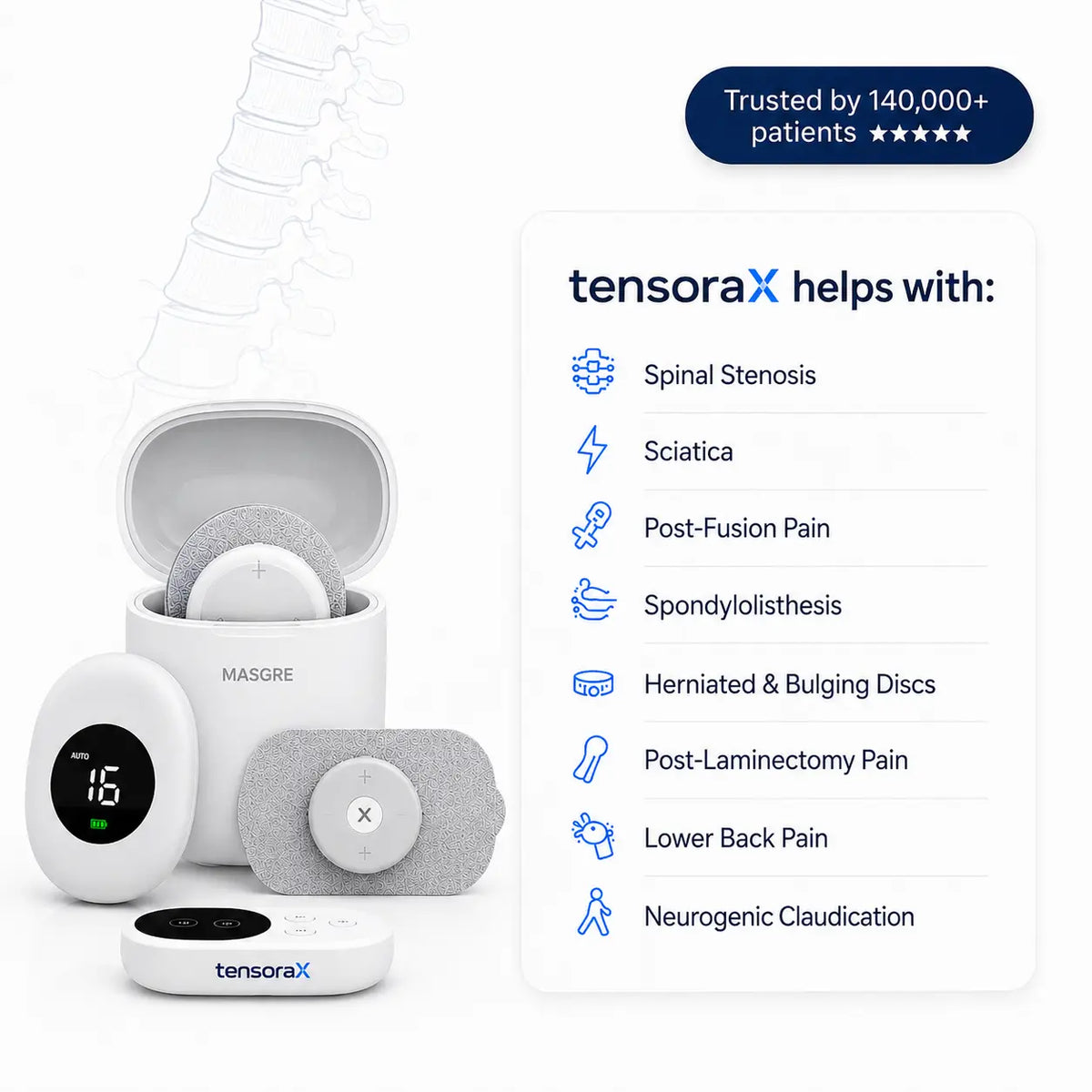 TensoraX™  Adaptive Correction System TensoraX